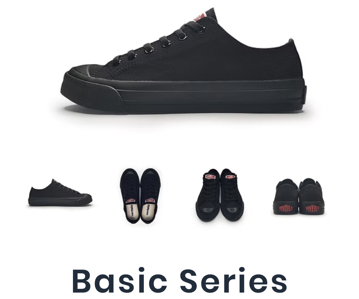 VENTELA BASIC LOW ALL BLACK