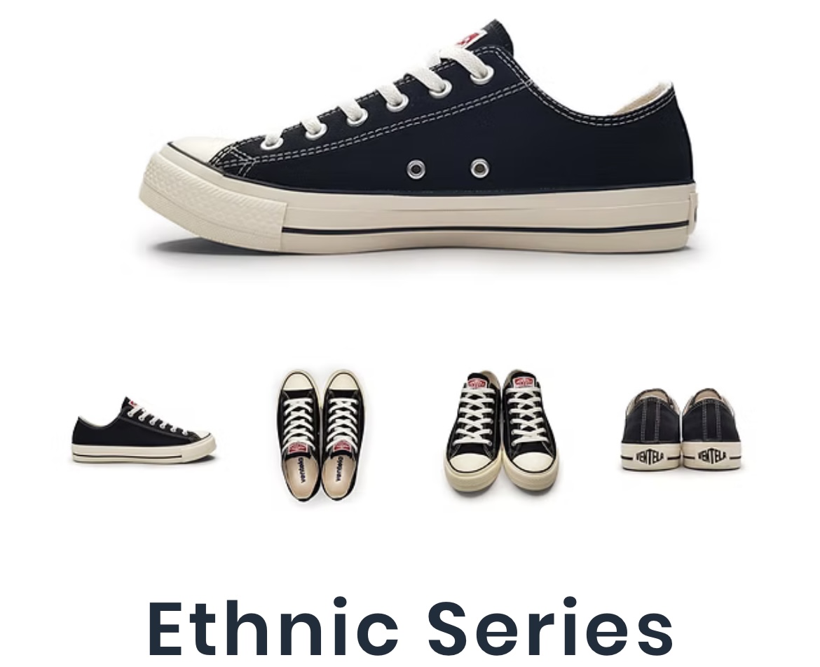 VENTELA ETHNIC LOW BLACK NATURAL