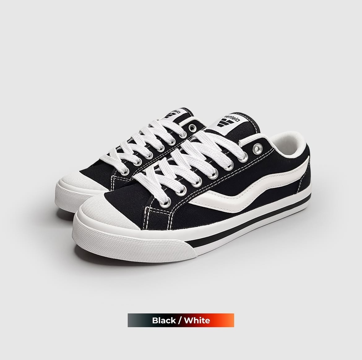 VENTELA PUBLIC FAT LOW BLACK WHITE