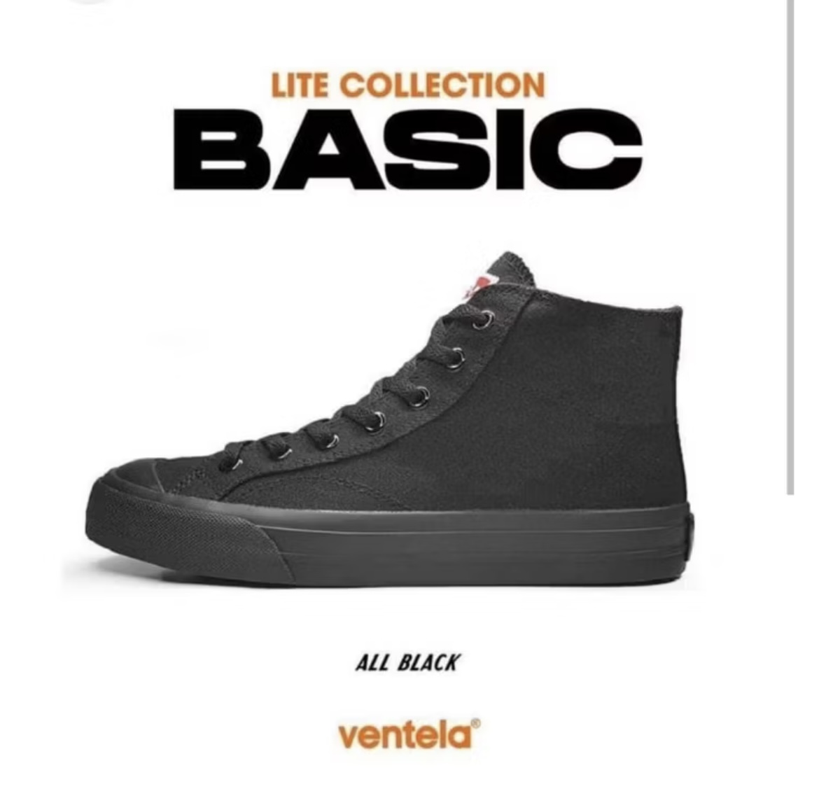 VENTELA BASIC HIGH ALL BLACK