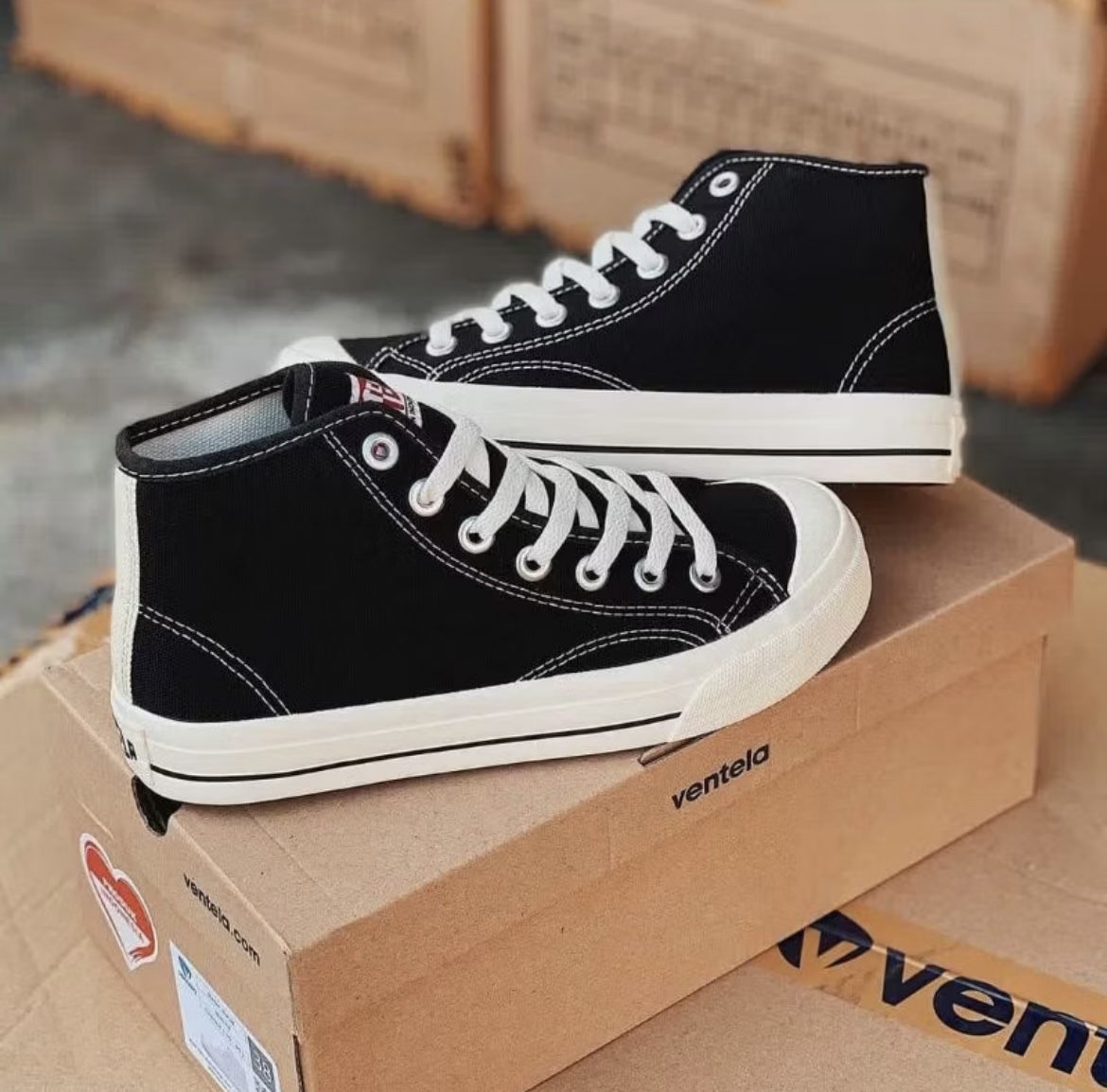 VENTELA BASIC HIGH BLACK NATURAL