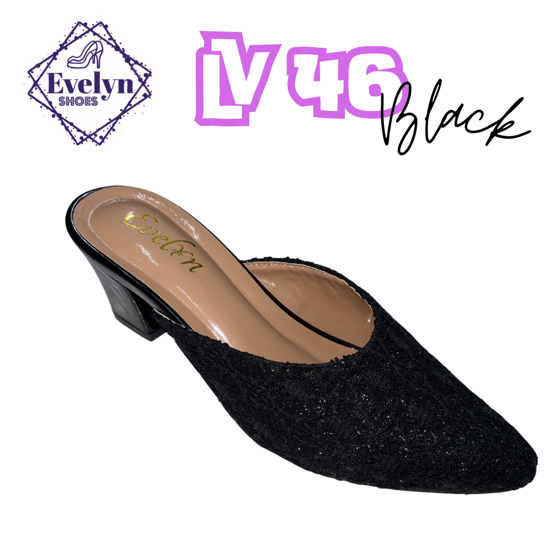 EVELYN LV 46 BLACK 5 CM