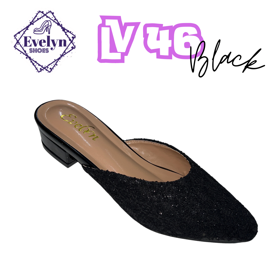 EVELYN LV 46 BLACK 3 CM