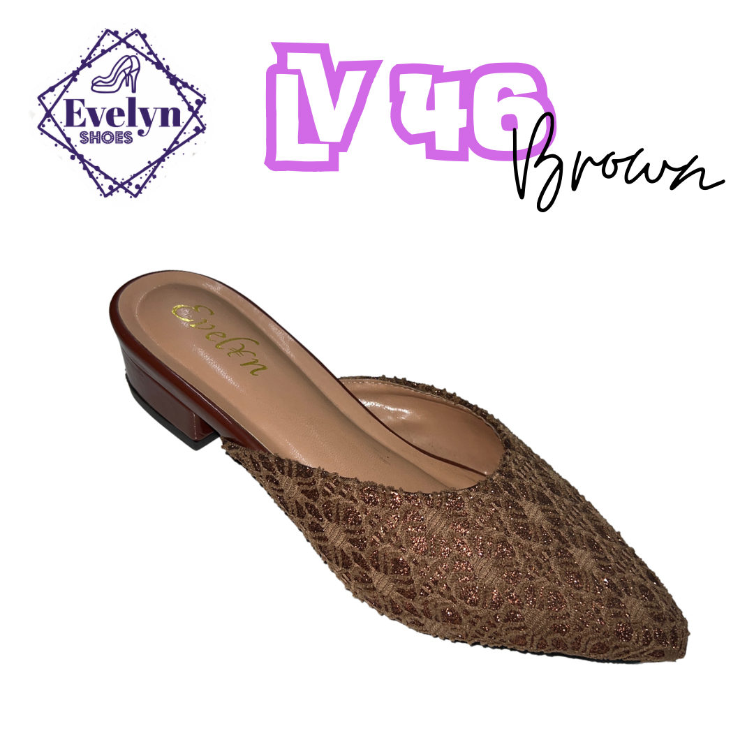 EVELYN LV 46 BROWN 3 CM